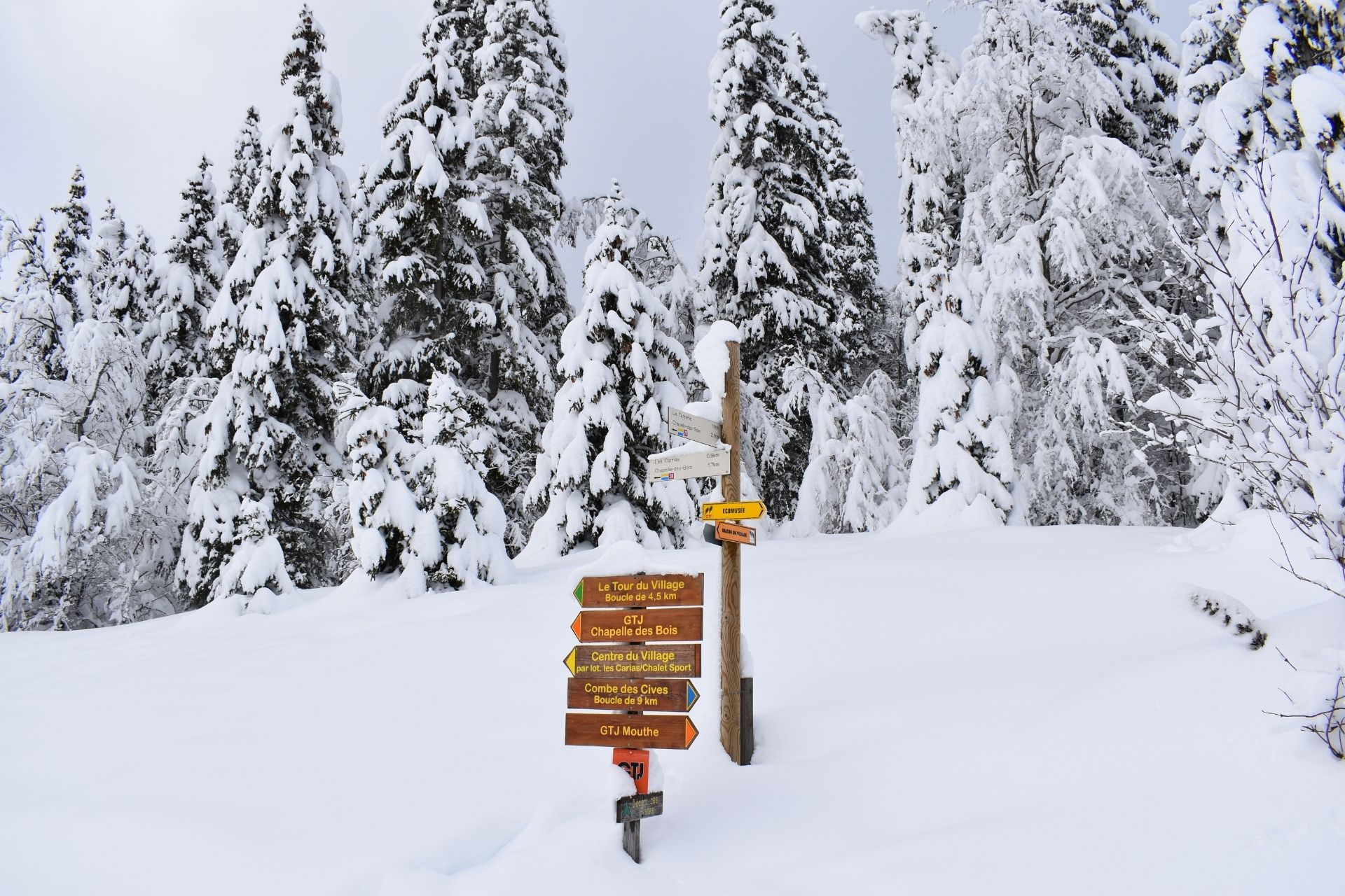 Chute de neige à Chapelle des Bois - © Sorya Hou