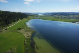 Le lac Remoray vu du ciel