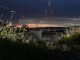 Vue sur la ville de nuit depuis la Citadelle