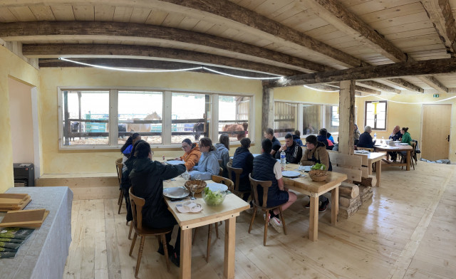 Restaurant salle intérieur