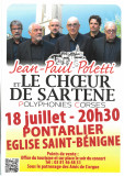 18 juillet - Concert chants polyphonies corses - Pontarlier