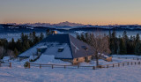 Vue mt Blanc hiver