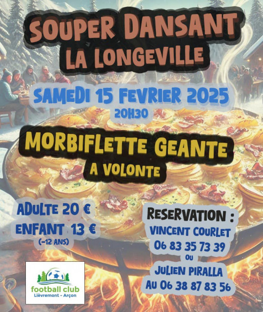 15 fév - soirée morbiflette - La Longeville