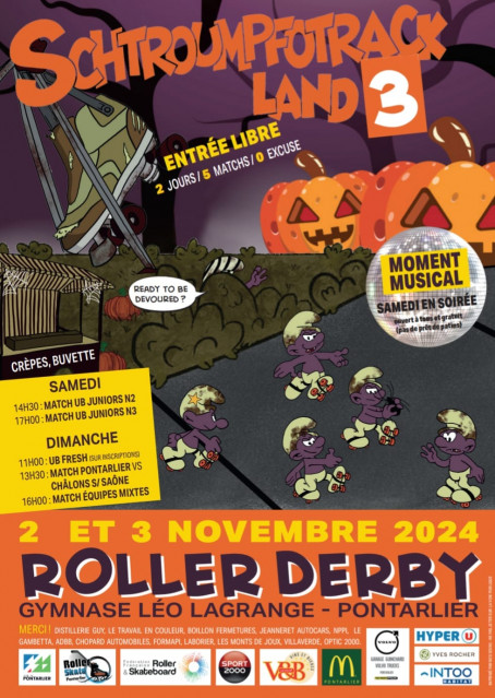 2-3 nov - roller derby - pontarlier