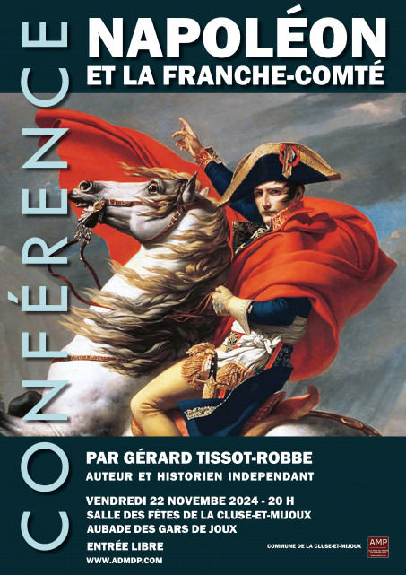 22 nov - conférence Napoléon et la Franche Comté - Cluse et Mijoux