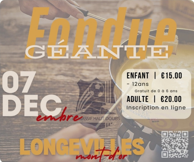 7 dec - fondue géante - les longevilles