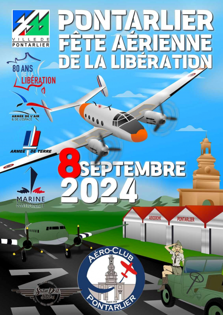 8 septembre - fête aérienne de la libération - pontarlier