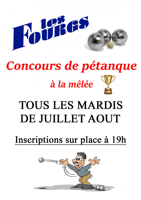 juillet - aout - concours pétanque - Les Fourgs