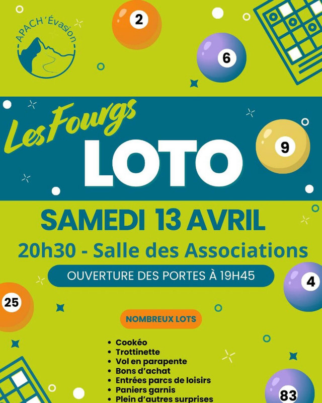 13 avril - Loto Apach - Les Fgs