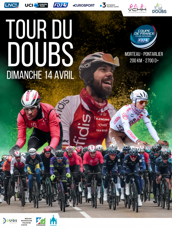 14 avril - arrivée du tour du doubs - pontarlier