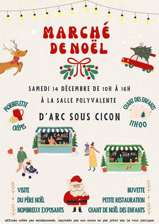 14 déc - Marché de Noël - Arc sous Cicon