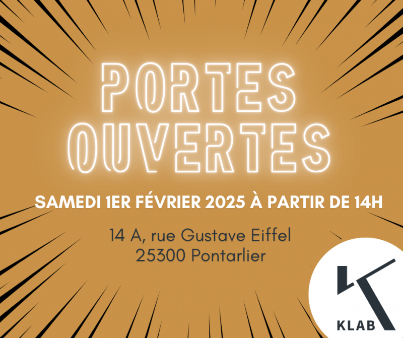 Visuel Portes ouvertes KLAB - 1