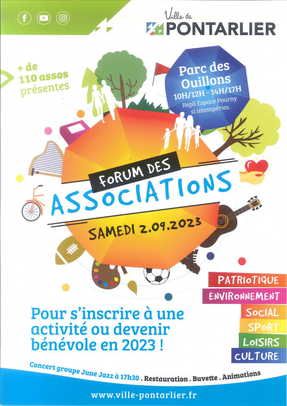 2 sep - forum des associations - Pontarlier