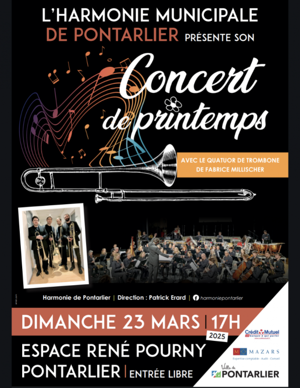 23 mars - concert de printemps - pontarlier