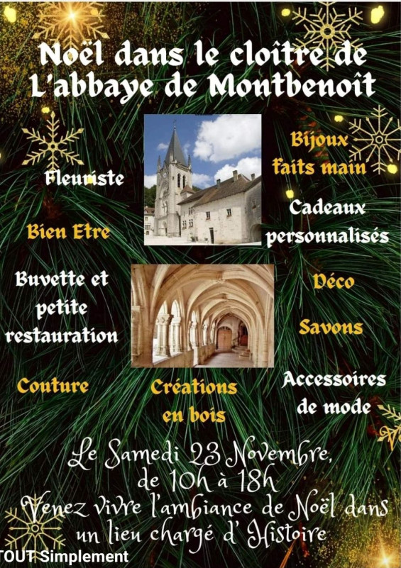 23 novembre - Noël à l'Abbaye - Montbenoît