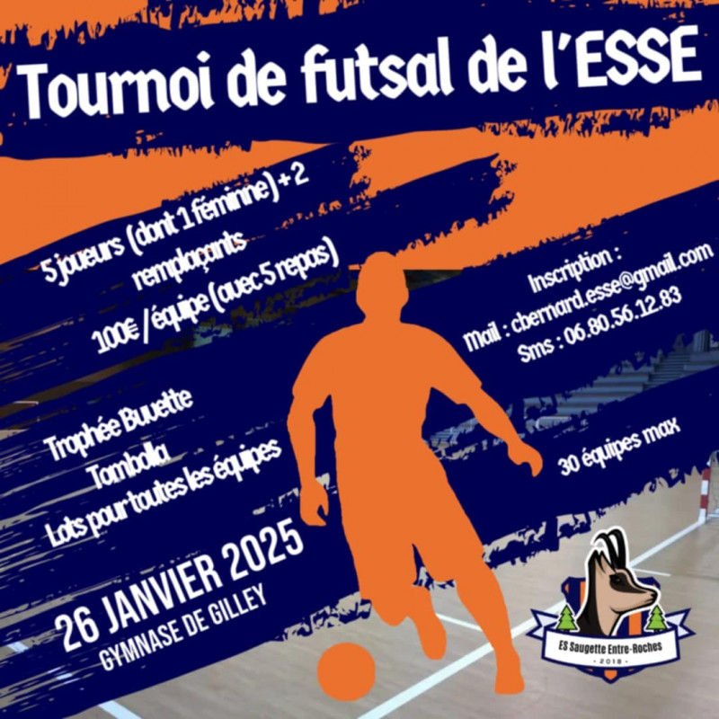 26 janvier - Tournoi de futsal - Gilley