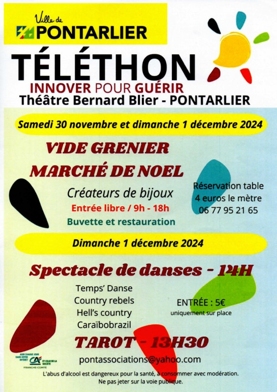 30 nov - téléthon - pontarlier