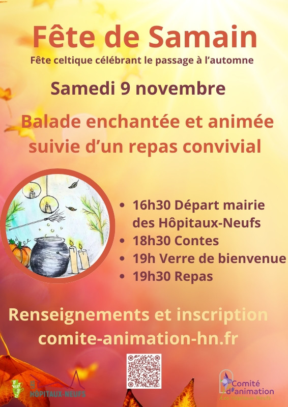 9 nov - fête de samain - les hôpitaux neufs